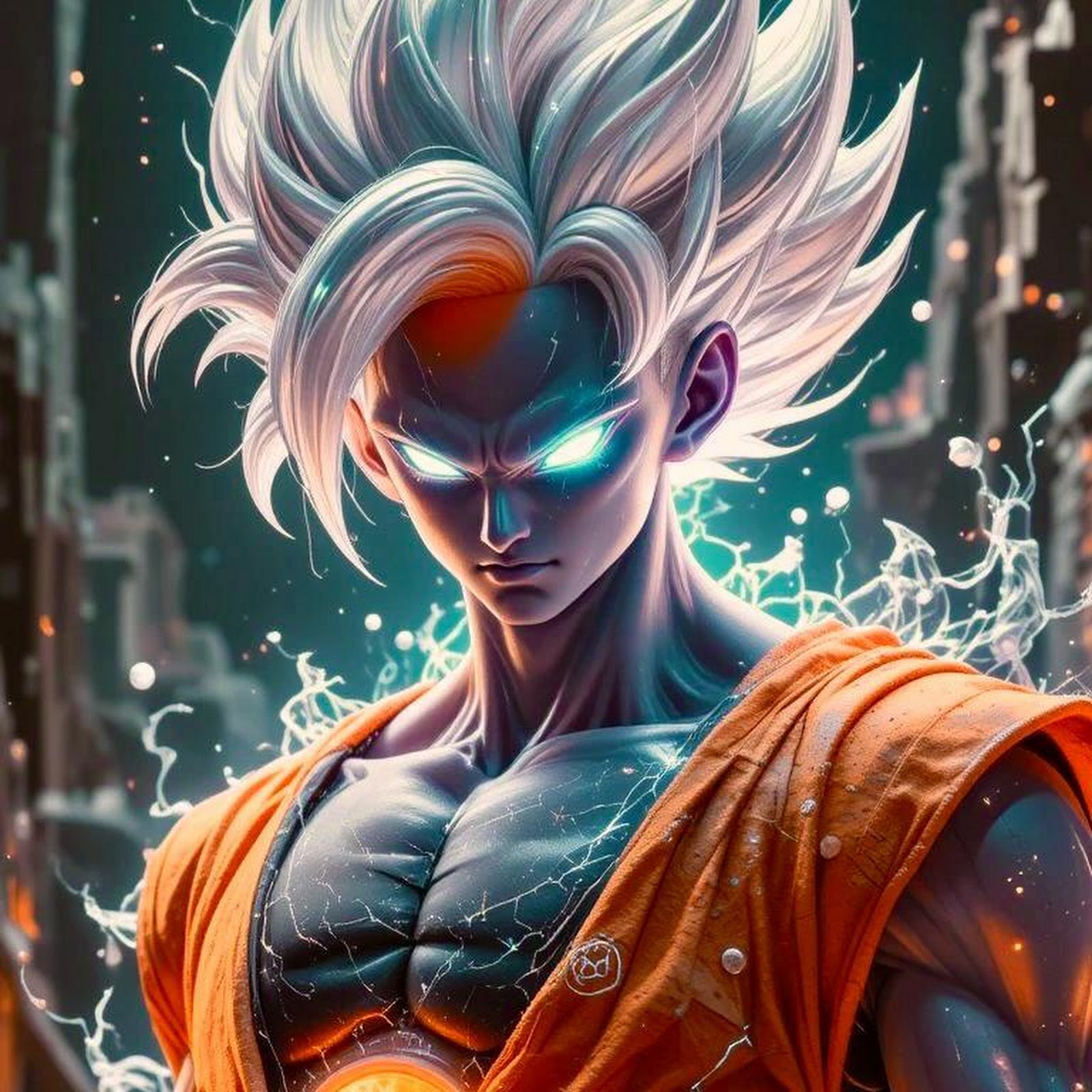 Download Goku, Dragon Ball, Anime Art, Super Saiyan iPhone