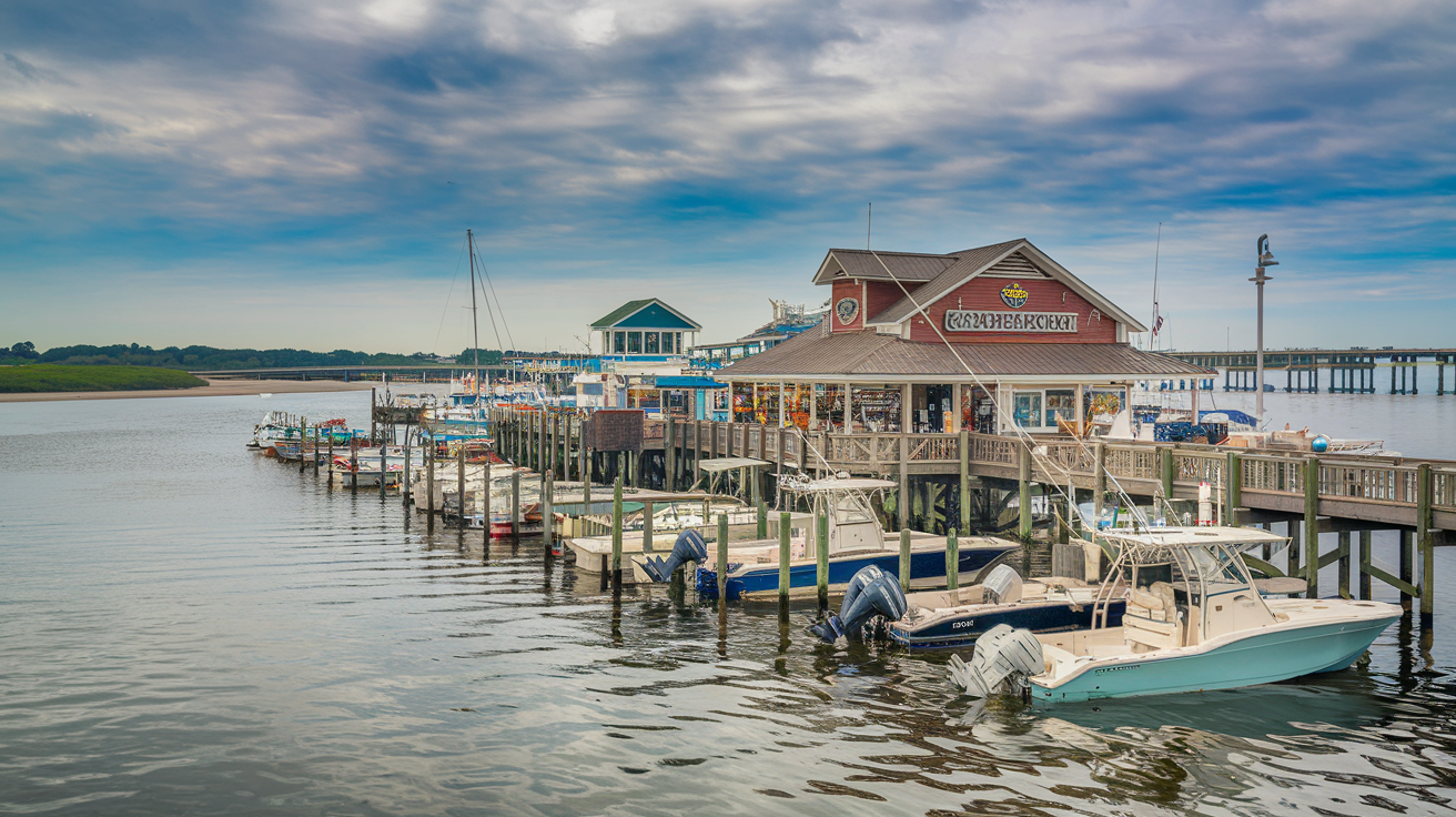 Is Murrells Inlet North or South of Myrtle Beach?