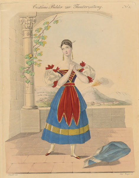 Fanny Elsler als Fenella in der Stummen von Portici 1832