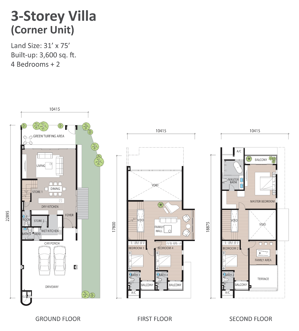 Alstonia Hilltop Homes floor plan