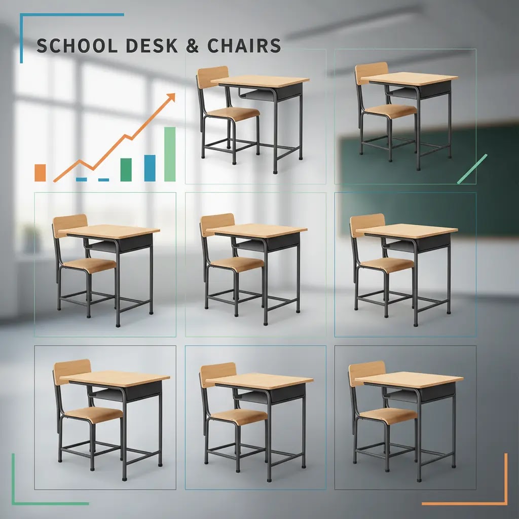Daftar harga meja kursi sekolah rangka besi terbaru
