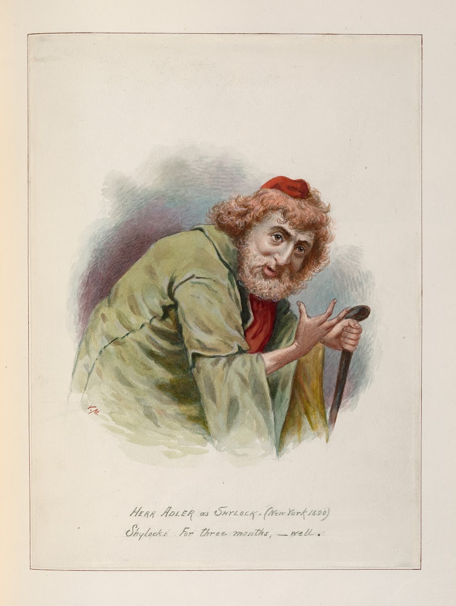 Herr Adler as Shylock
