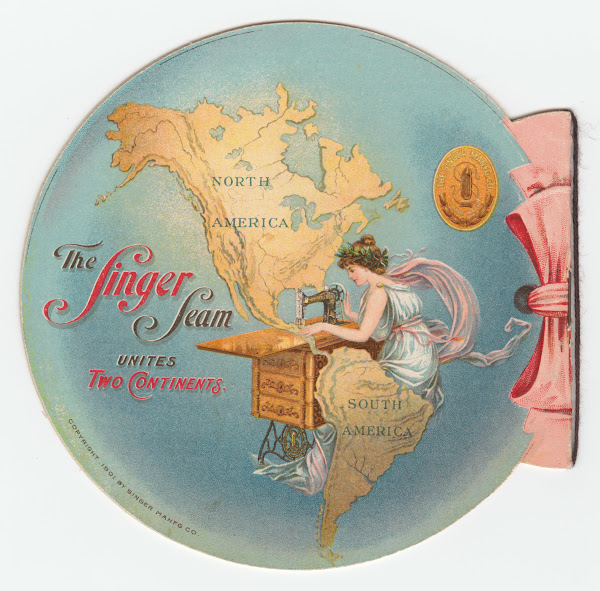 The Singer Seam Unites Two Continents 1901