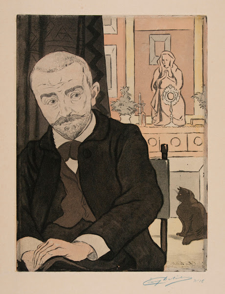 Portrait de Huysmans  Joris Karl Huysmans 1894