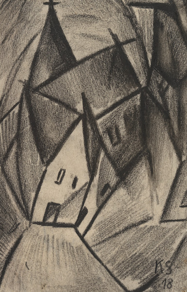 Z31 Nächtliches Dorf 1918