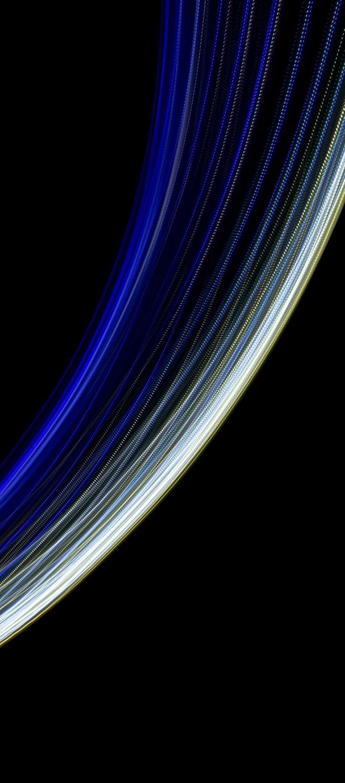 Abstract Blue Light Trails - Light Painting Photography iPhone Wallpaper (903x2048)