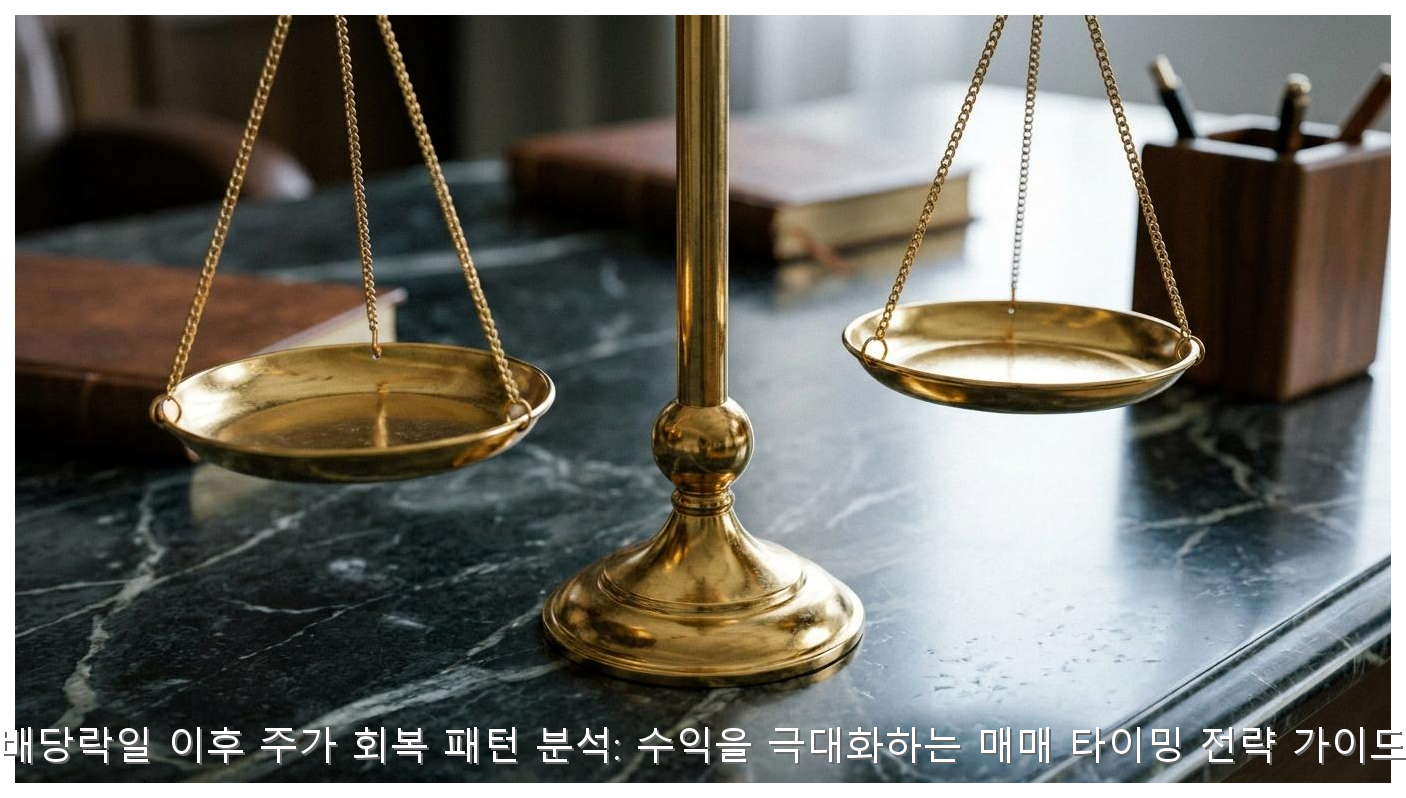 배당락 주가 회복 전략: 수익 극대화 매매 타이밍 핵심 안내 및 분석 인포그래픽 (2)