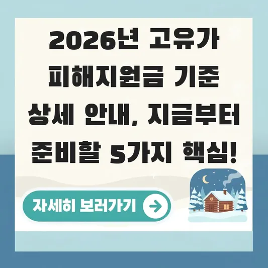 고유가 피해지원금 기준 상세 안내