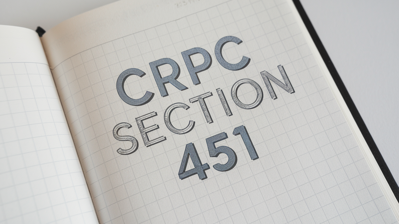 CrPC Section 451 – Custody and Disposal of Property