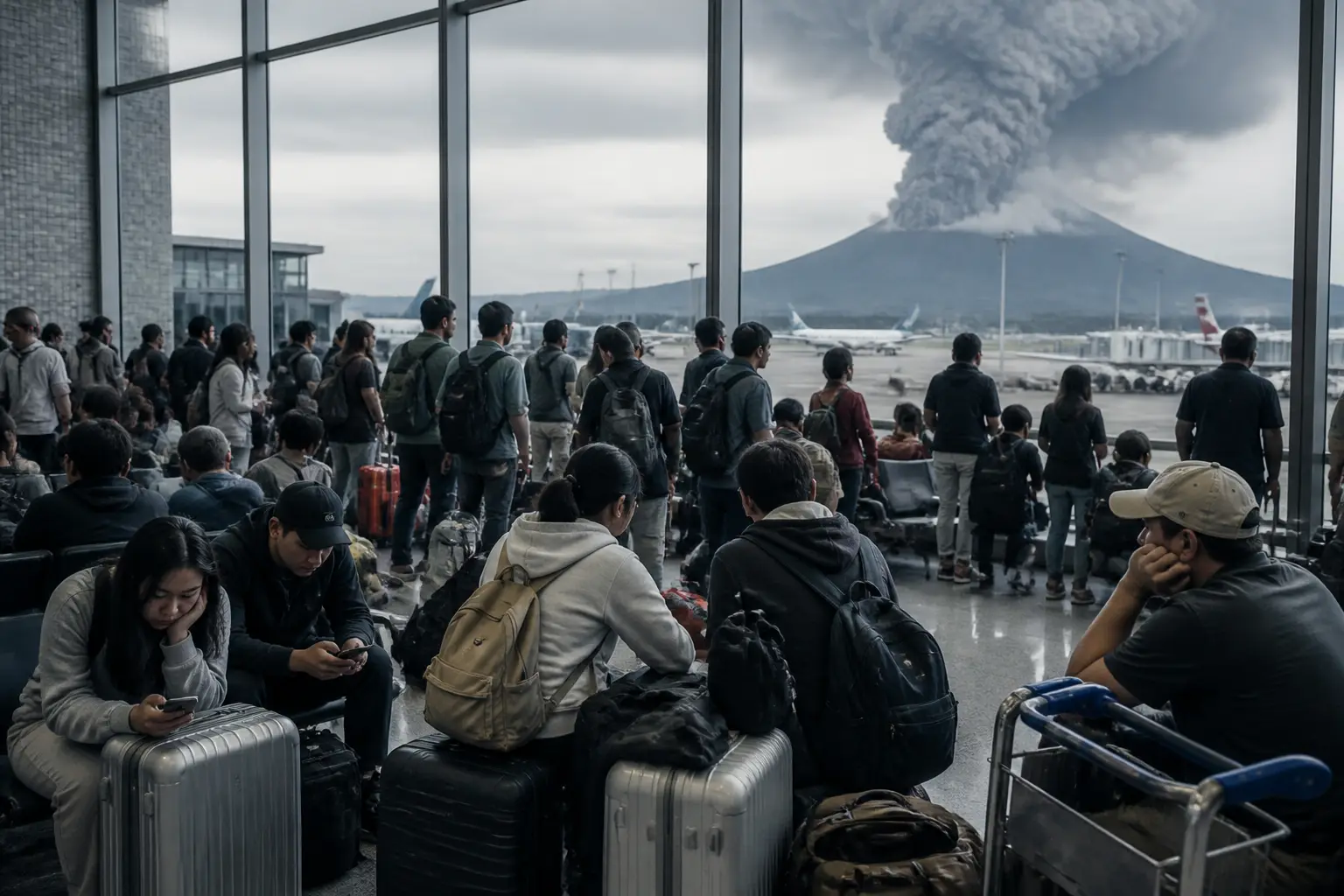 Editorial image for Volcano Eruption Strands 170,000 Airline Passengers in Indonesia
