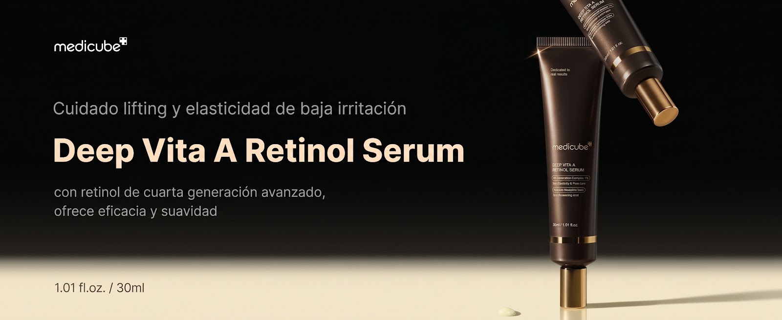 Sérum Medicube Deep Vita-A Retinol con gotero