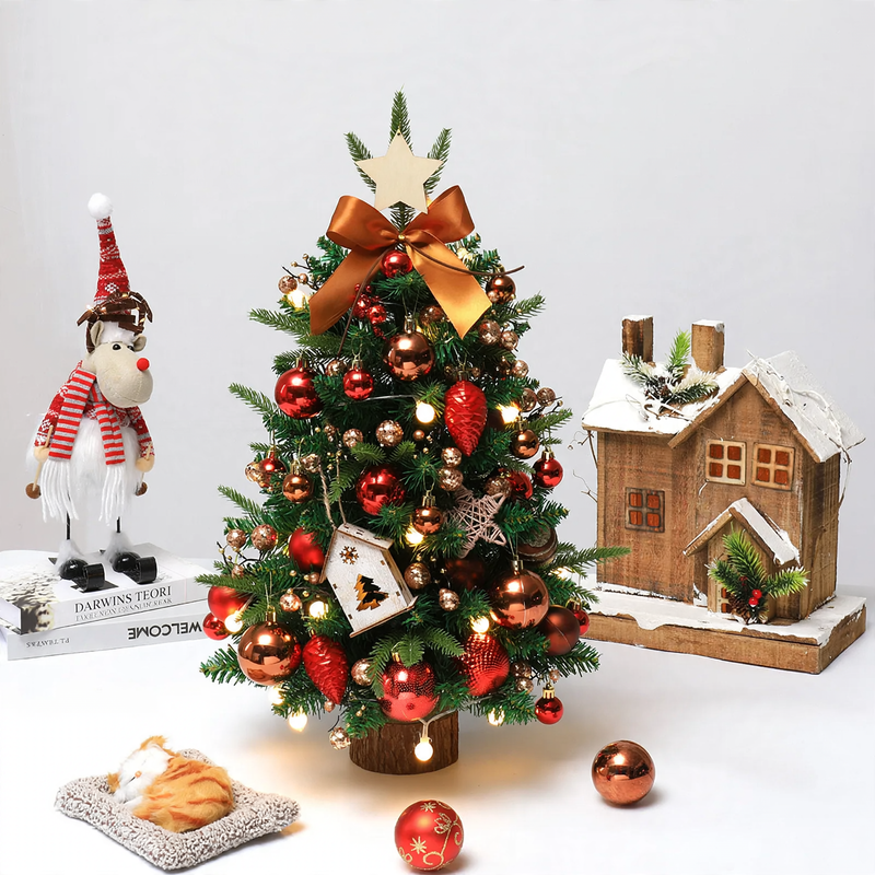 Decorative Mini Christmas Tree for Table and Window