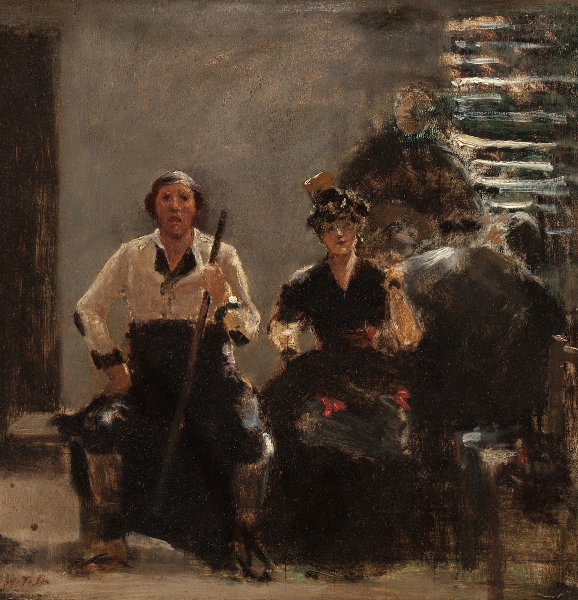 Sketch For The Quartette Circa 1889