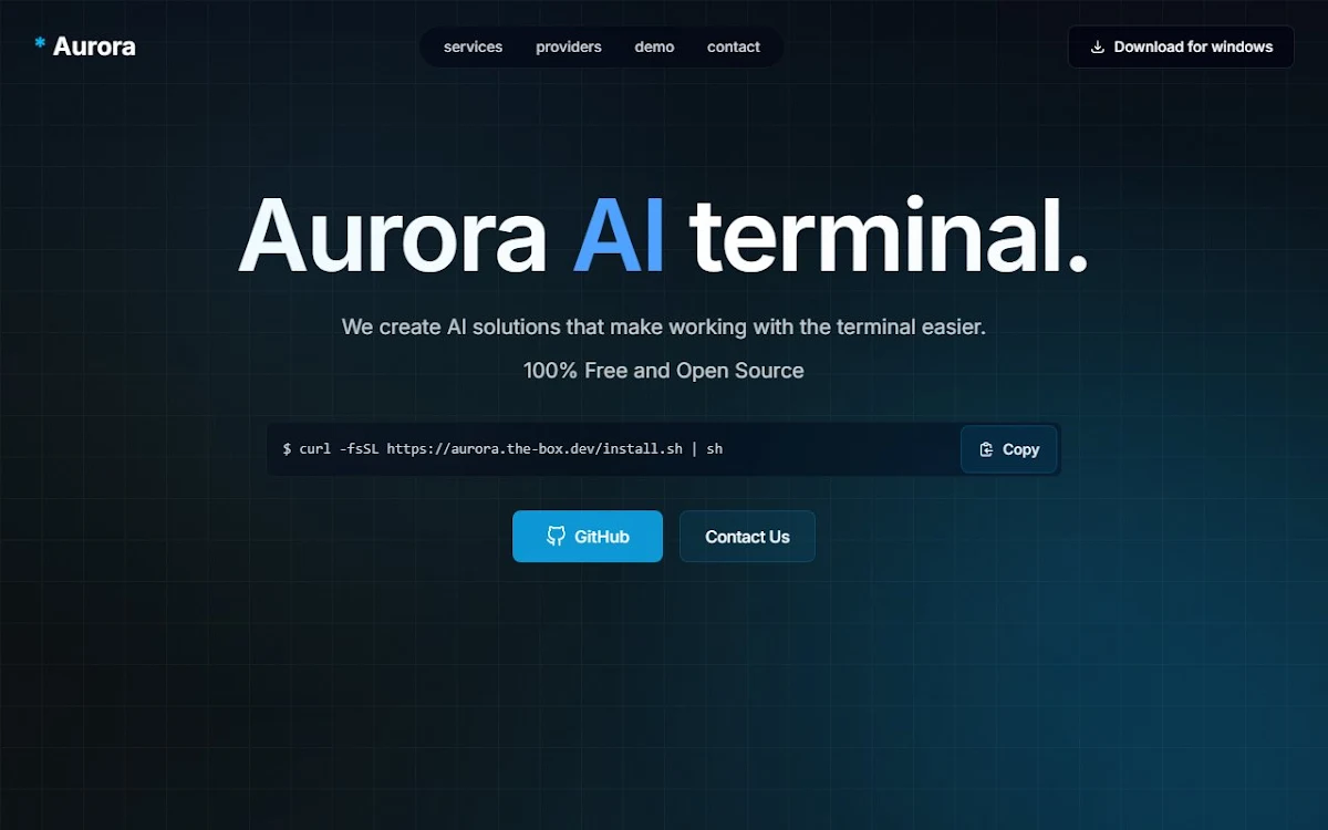 Captura de Aurora Terminal Agent