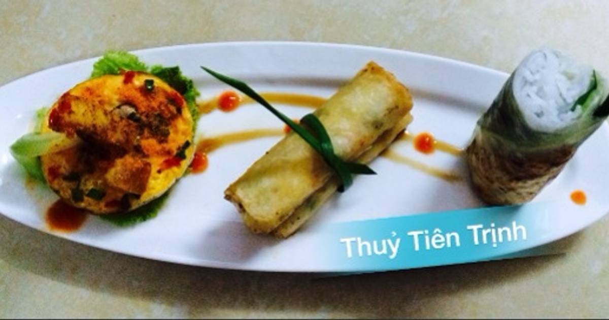 3 MÓN KHAI VỊ "CÁ LƯỚT SÓNG":