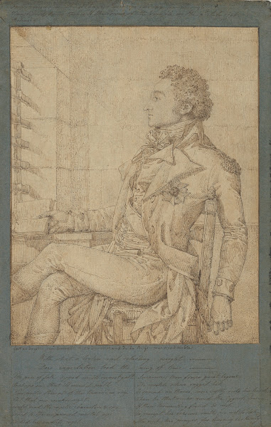 Portrait of Sir Sidney Smith in the Temple Prison 1796