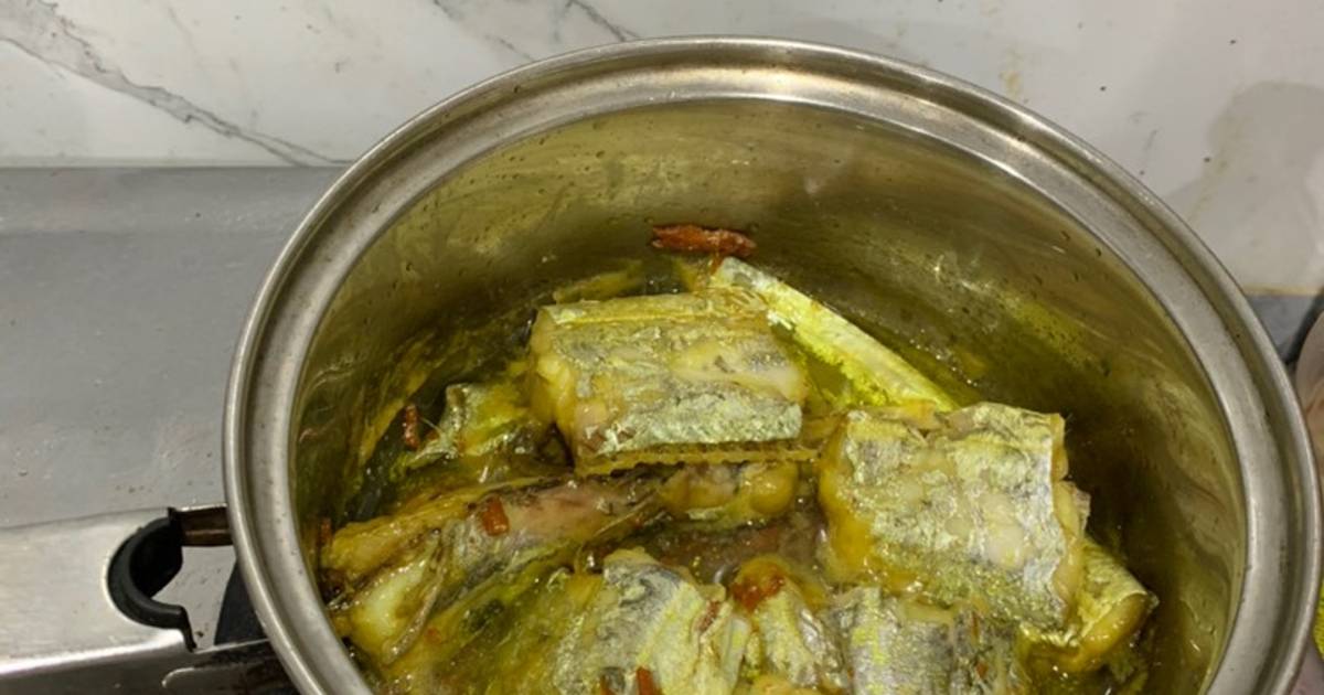 Cá hố kho nghệ!