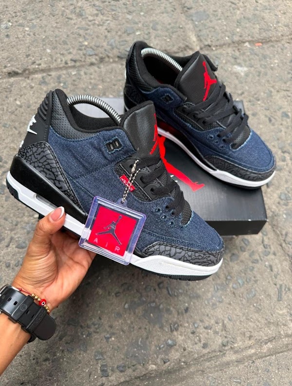 Jordan 3 Levi's Denim Azul