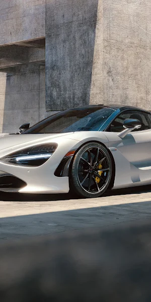 McLaren, 720S, Sportscar, Concrete 4K Wallpaper Background