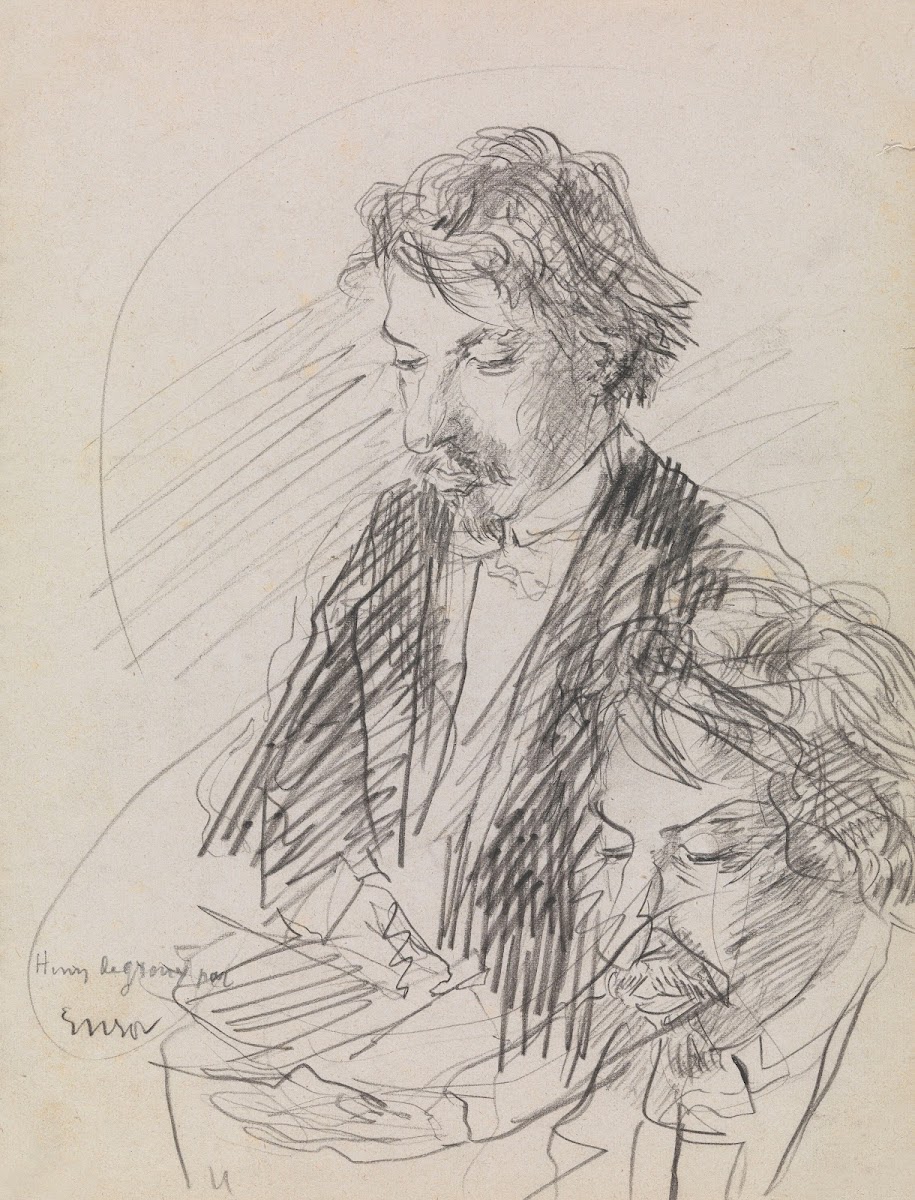 Portrait of the Artist Henry de Groux ca 1883