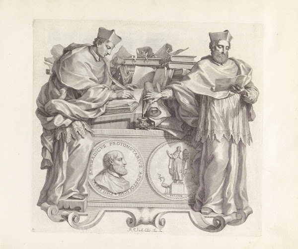 Portret van Filippo Barbarigo en twee protonotarissen 1673 1743