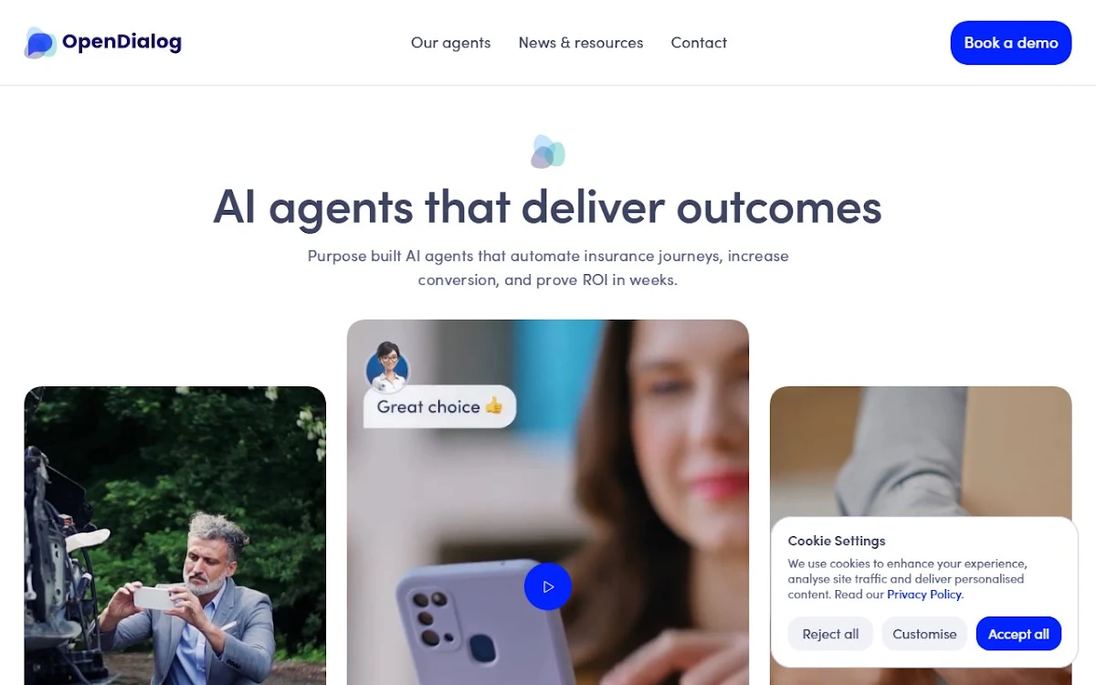 Captura de opendialog.ai
