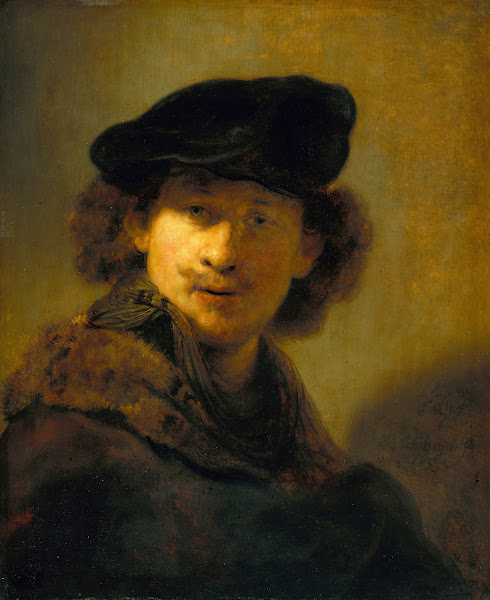 Self portrait in a Velvet Beret 1634