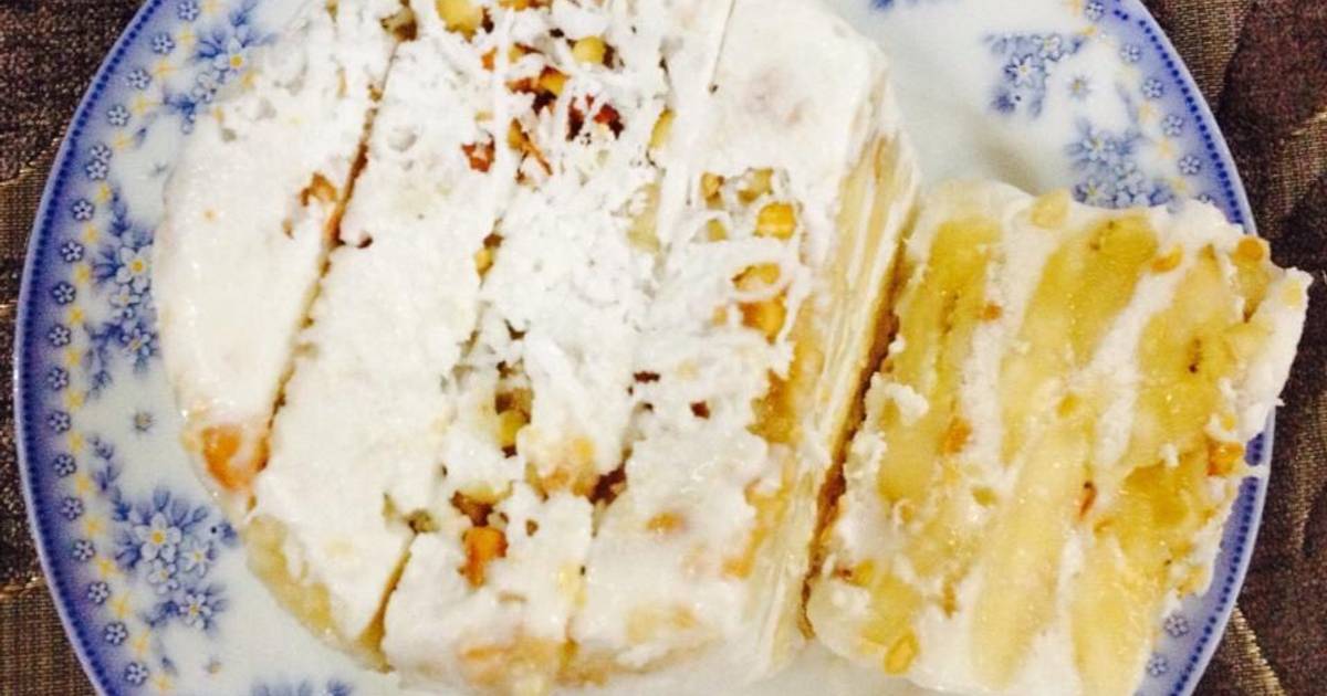 Kem chuối nhiều tầng