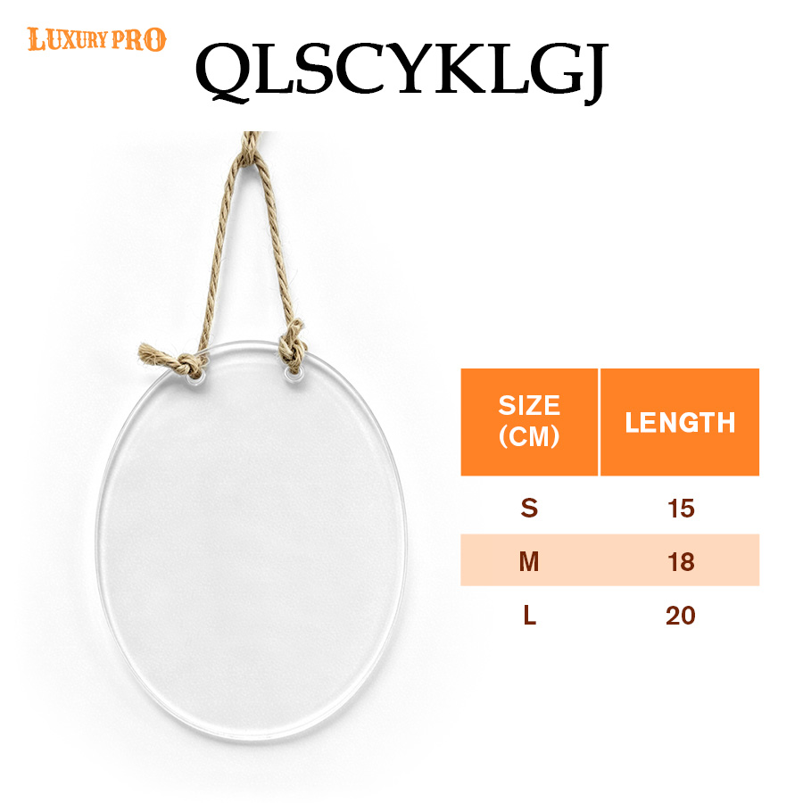 QL double-layer acrylic pendant