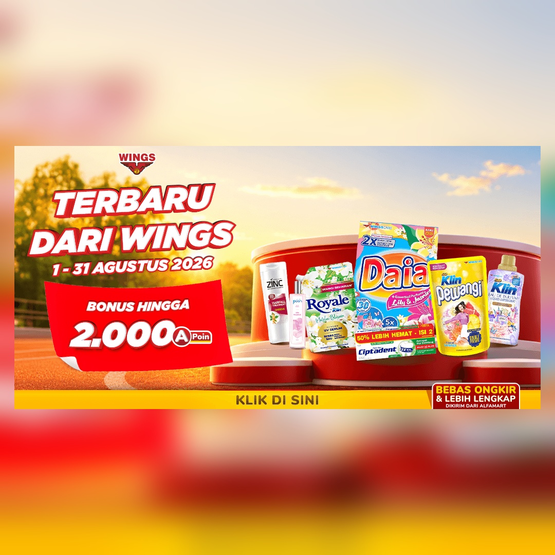 WINGS Terbaru 1-31 Agustus 2026