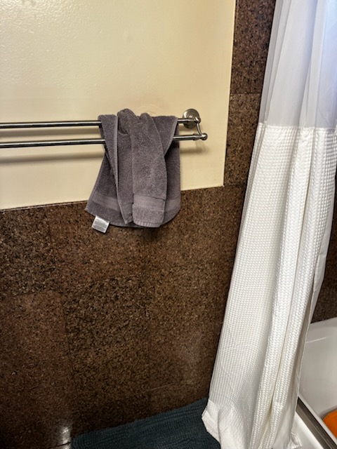 Bathroom towel bar installation