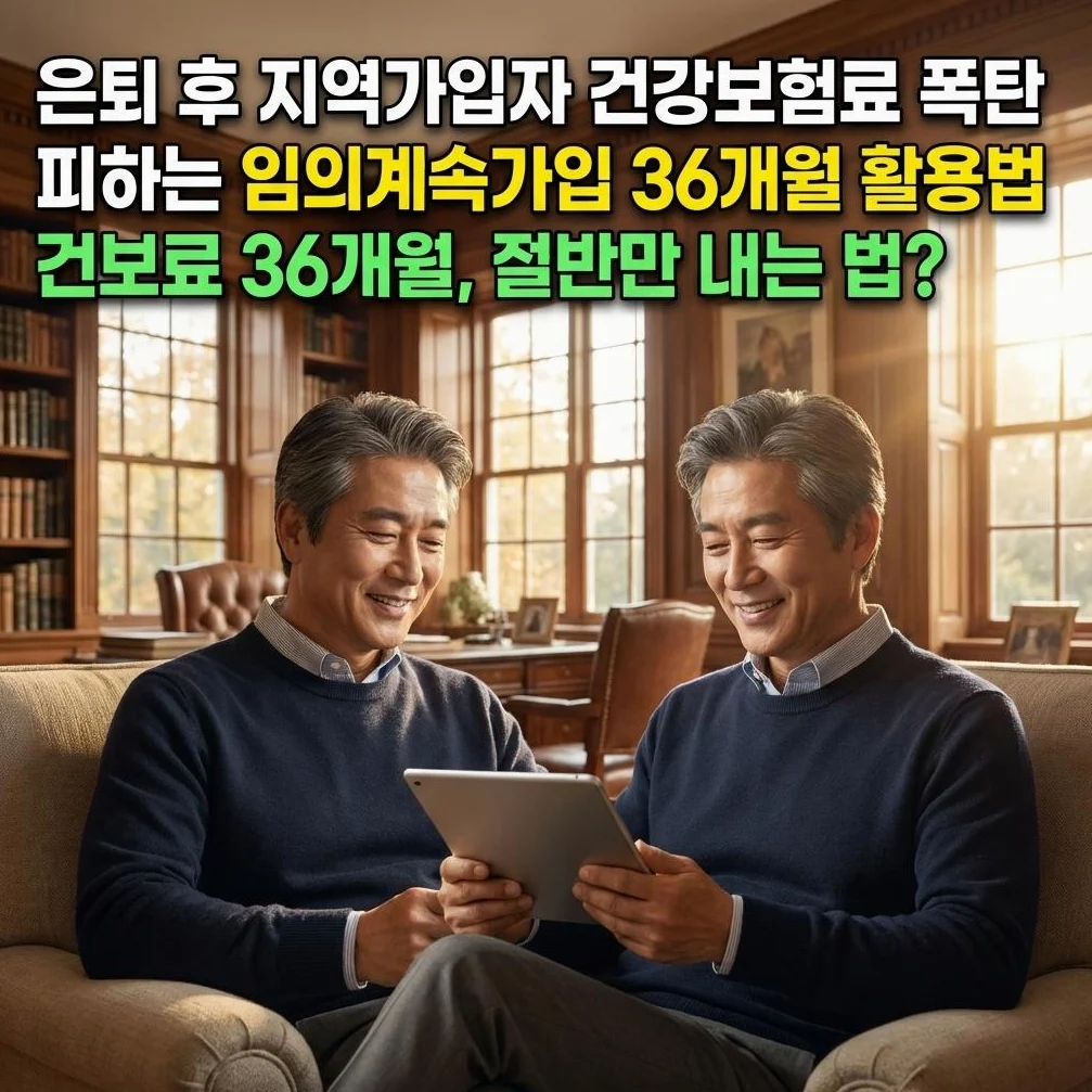 은퇴 후 건보료 폭탄 방지 전략