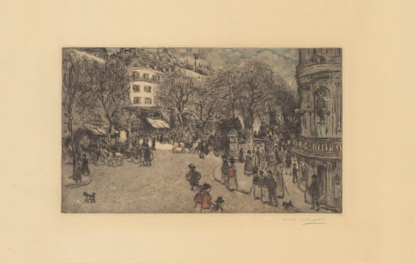 Le boulevard des Italiens 1908
