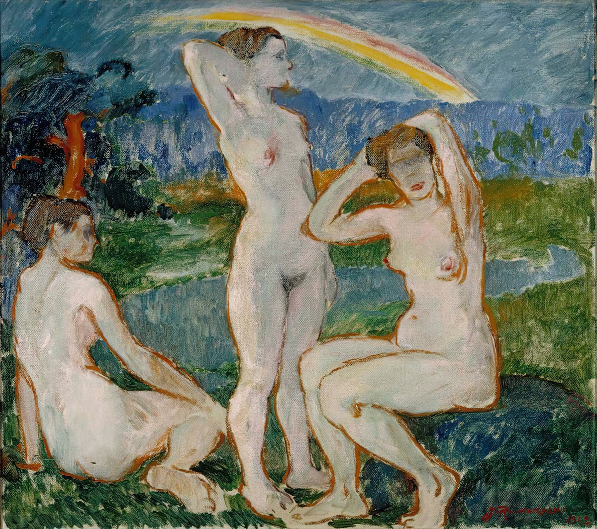 Bathing Women Sketch 1912
