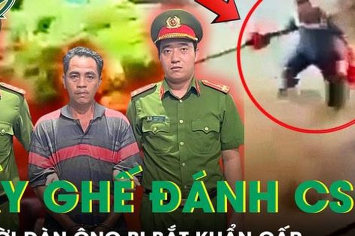 Bắt người đàn ông dùng ghế đánh CSGT để giải cứu anh trai vi phạm nồng độ cồn - Báo Sức Khỏe &amp; Đời Sống