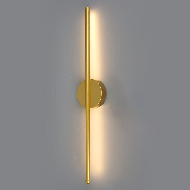 LED-Wandleuchte modern, Aluminium, Silikon
