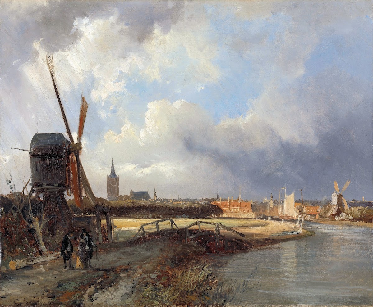 View of The Hague c 1850   c 1852