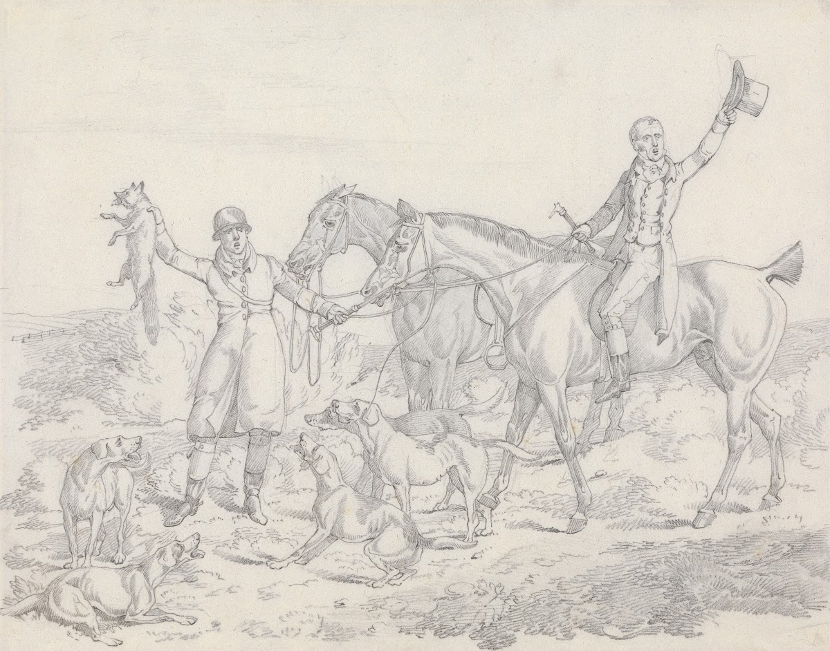 Scraps No 26 Hunting  The Kill Fox About to be Thrown to the Hounds
