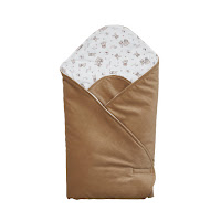 Конверт - плед Twins Velvet Print 80x80 карамель латте