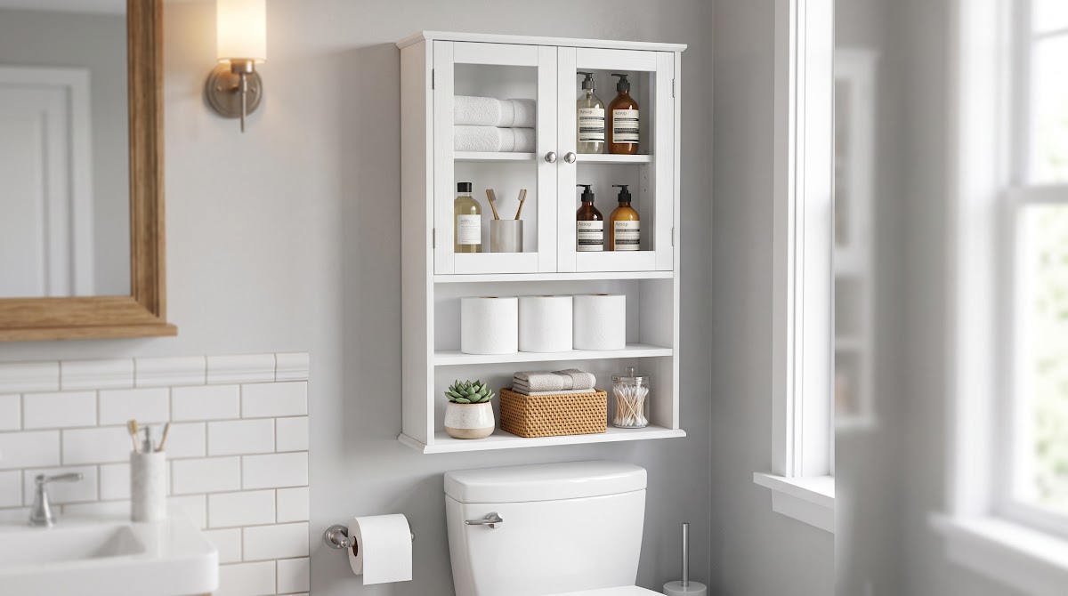 Best Over Toilet Storage Cabinets for Bathrooms (2026) - BEST COMPACT — IN CONTEXT