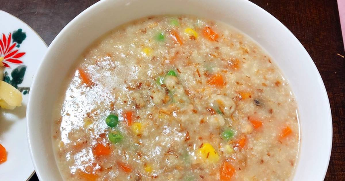 Cháo yến mạch cá hồi