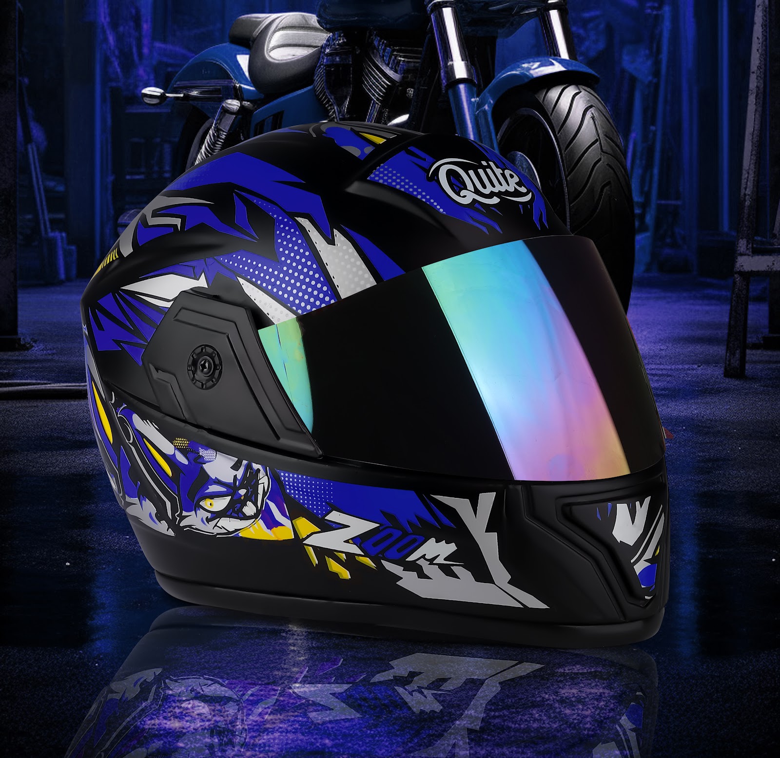 Street-Stalker Helmet with aggressive graphics