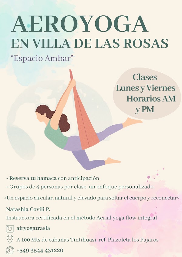 🧚‍♀️☁️ CLASES DE YOGA AEREO🧘‍♀️🌈