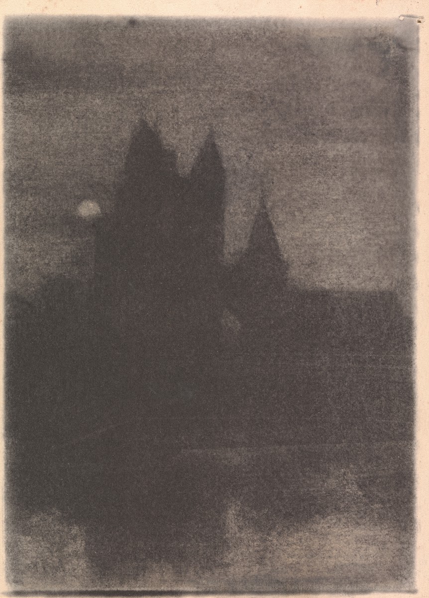 The Moon Rose Oer The City Ca 1898