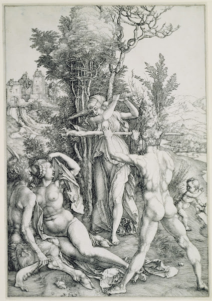 The Combat of Vitue and Pleasure in the Presence of Hercules ca 1498