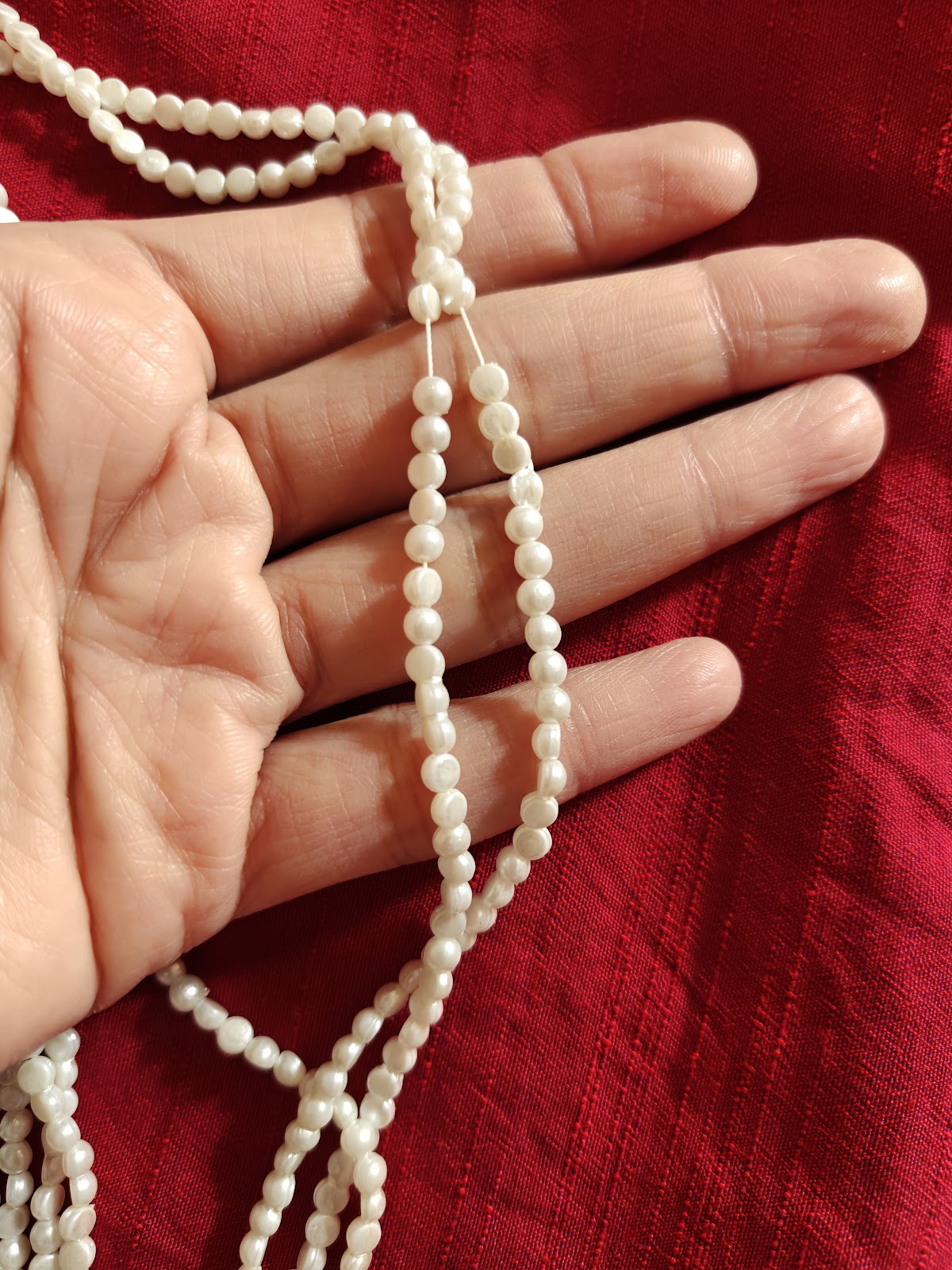 Half round 3mm off white (pack of 3 line)