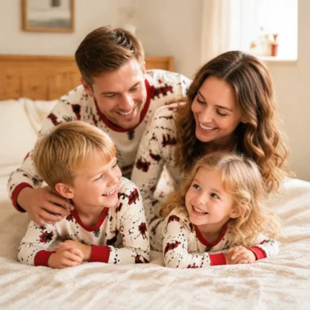 Family Pajama Sets in Christmas Design