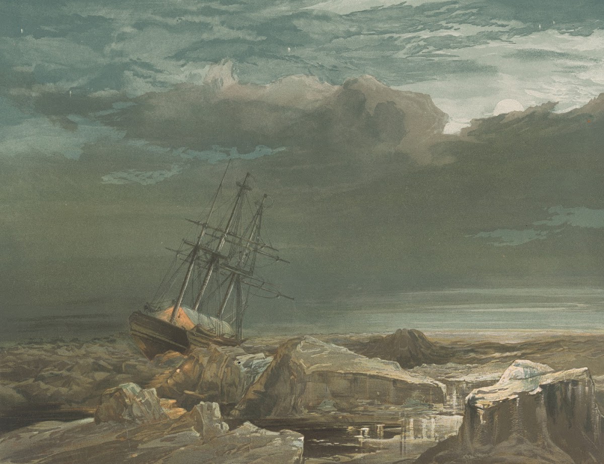 HMS Investigator in the pack 1854