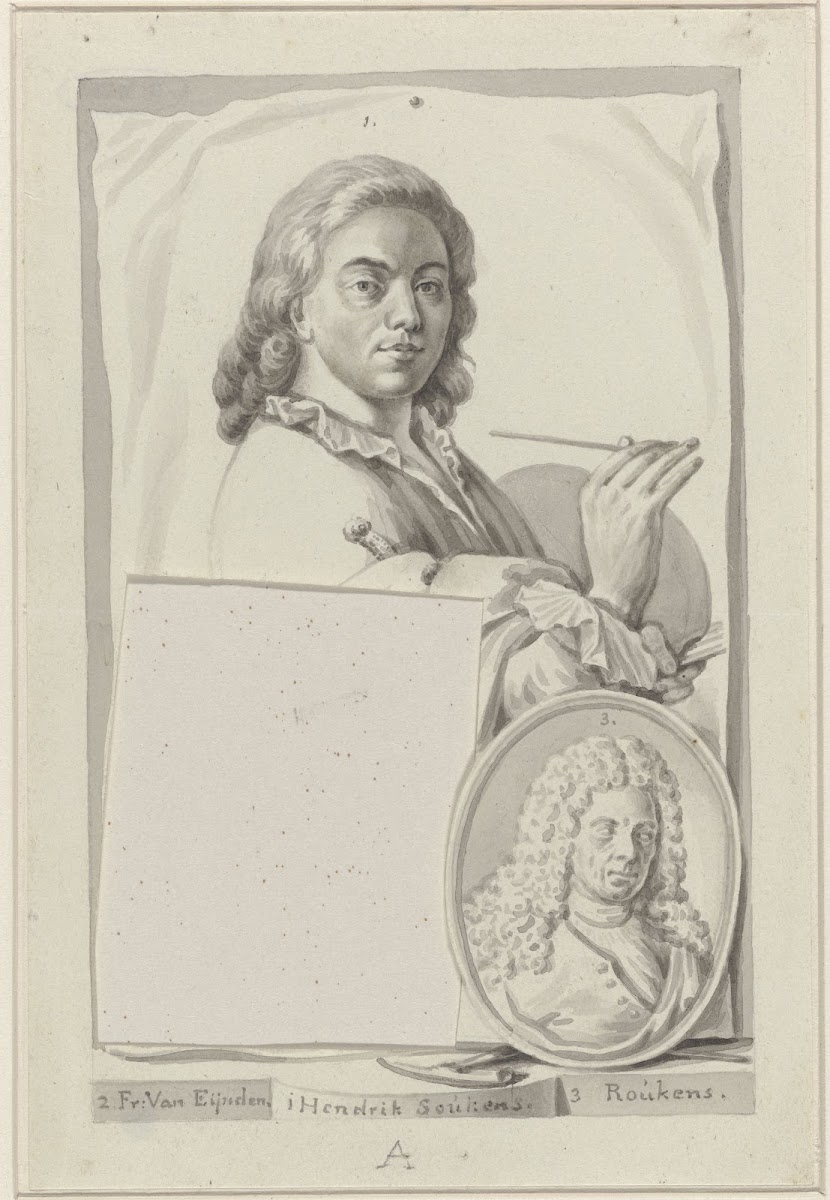 Portretten van Hendrik Soukens en Roukens 1757   1819