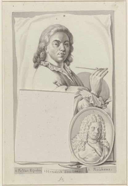 Portretten van Hendrik Soukens en Roukens 1757   1819